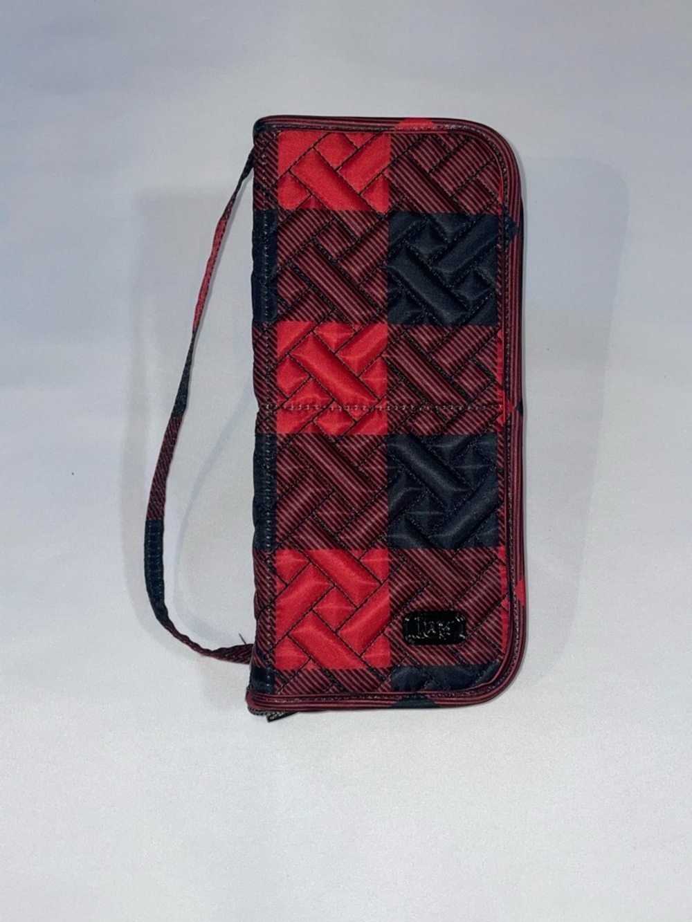 Lug Sleeper Brush Holder, Buffalo Check Red